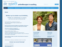 Tablet Screenshot of praktijkdewissel.nl